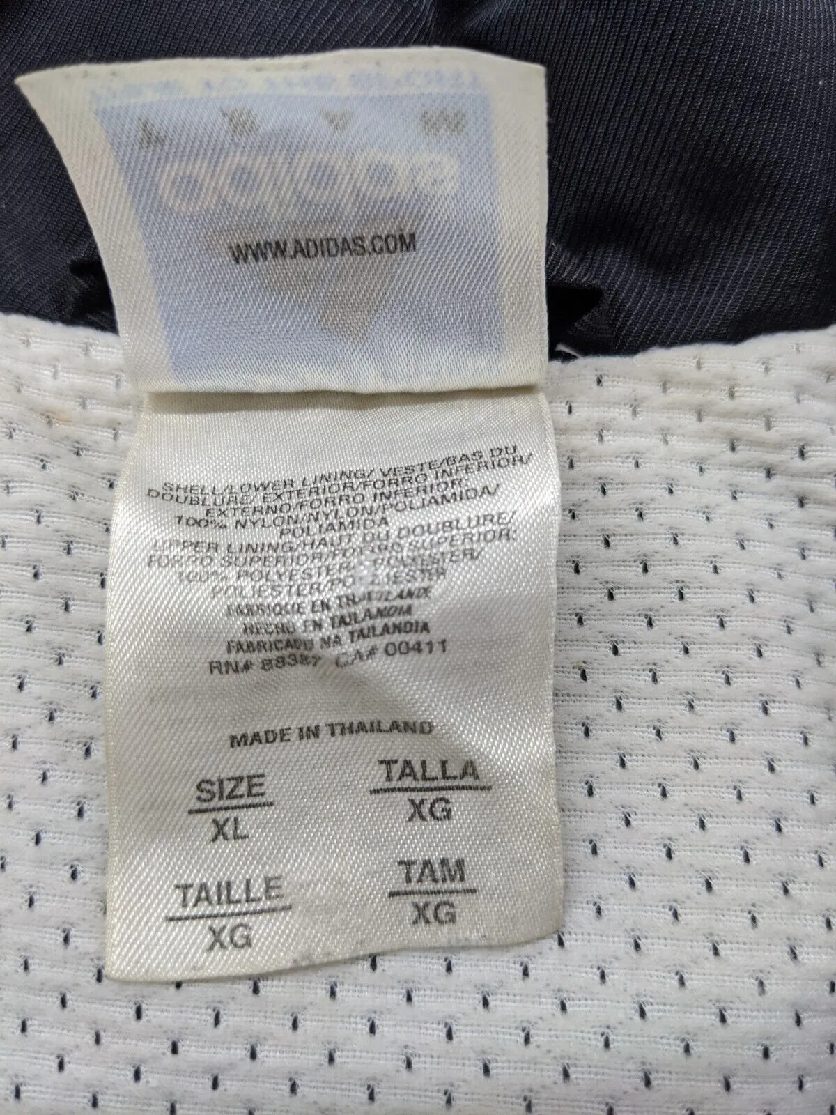 Adidas Men's Windbreaker Pullover Sweatshirt Lightweight Athletic Black Size XL