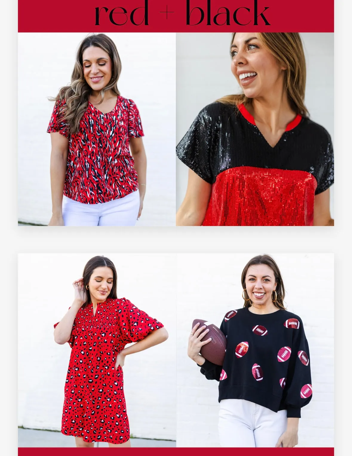 Diane Sequin Gameday Top