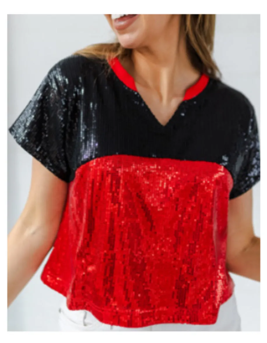 Diane Sequin Gameday Top