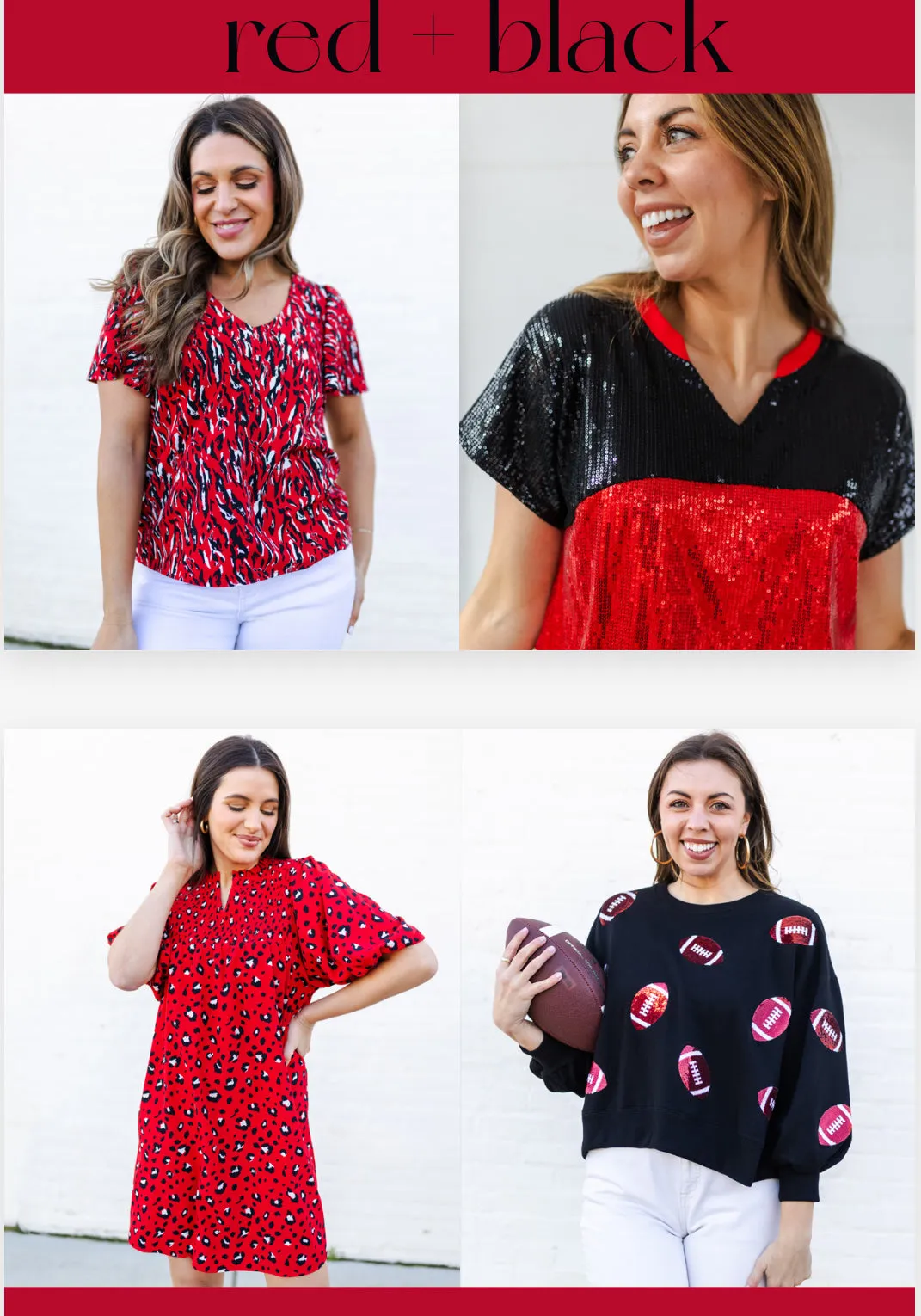 Diane Sequin Gameday Top