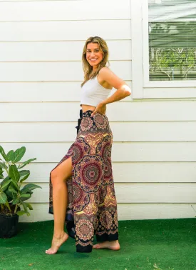 Enchanted Mandala Palazzo Wrap Pants