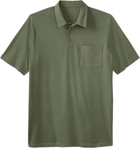 KingSize Men's Big & Tall Heavyweight Jersey Polo Shirt