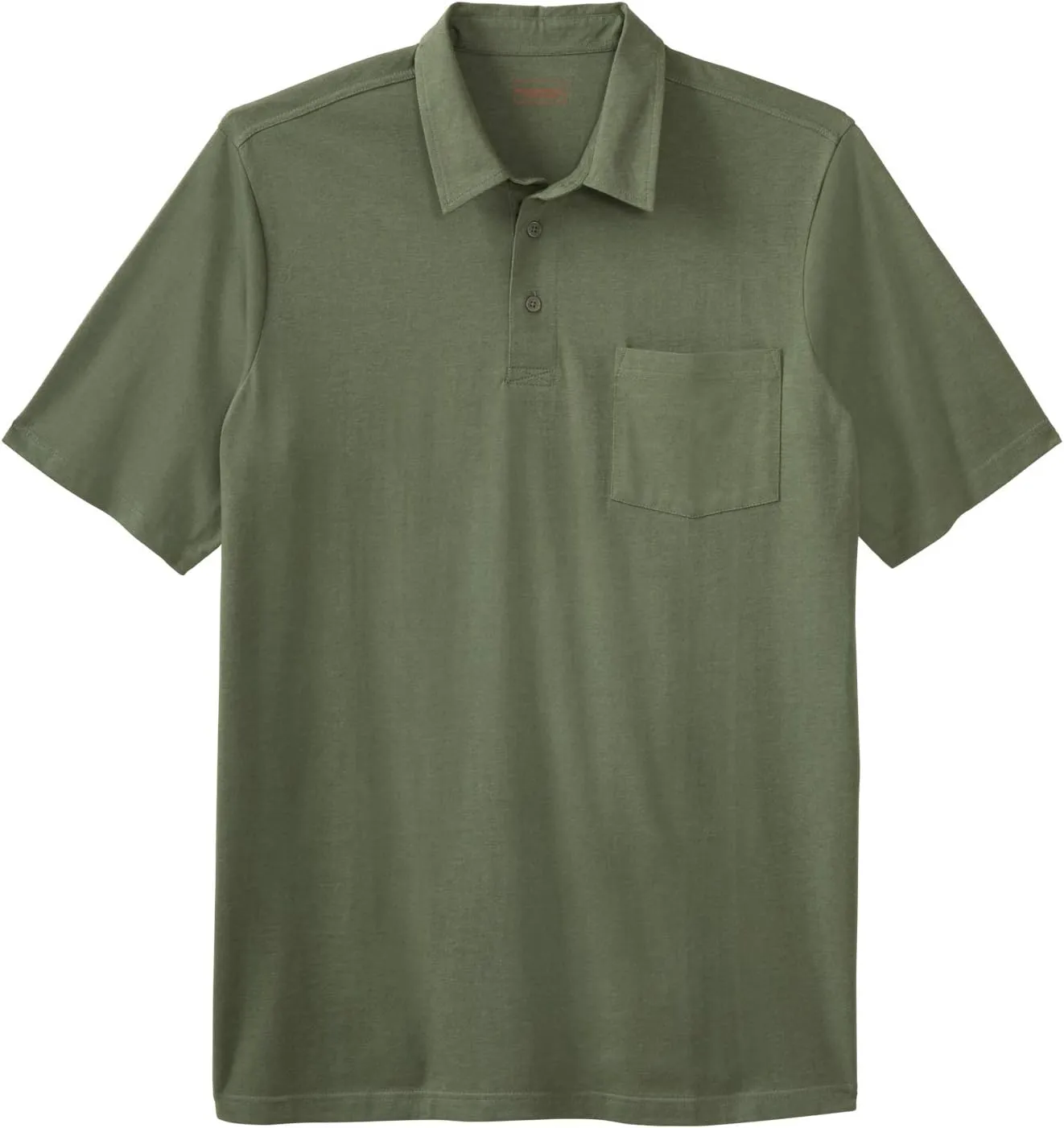 KingSize Men's Big & Tall Heavyweight Jersey Polo Shirt