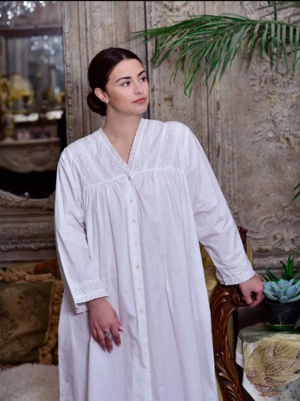 Lily Cotton Nightdress  Fits up to size 20