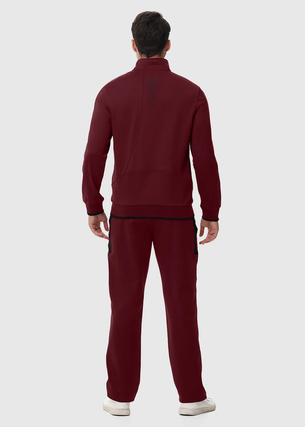 Men's Fleece Athletic Casual Full Zip Suit