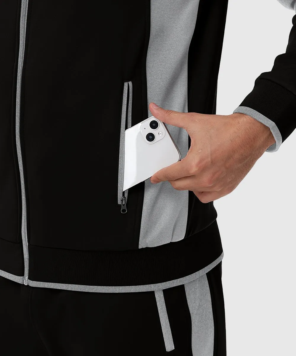 Men's Fleece Athletic Casual Full Zip Suit