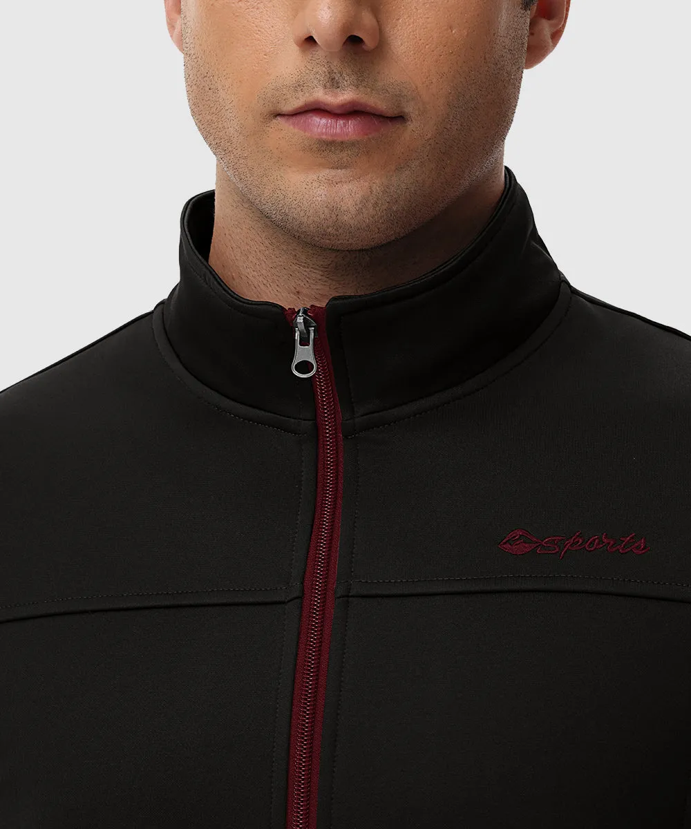 Men's Fleece Athletic Casual Full Zip Suit