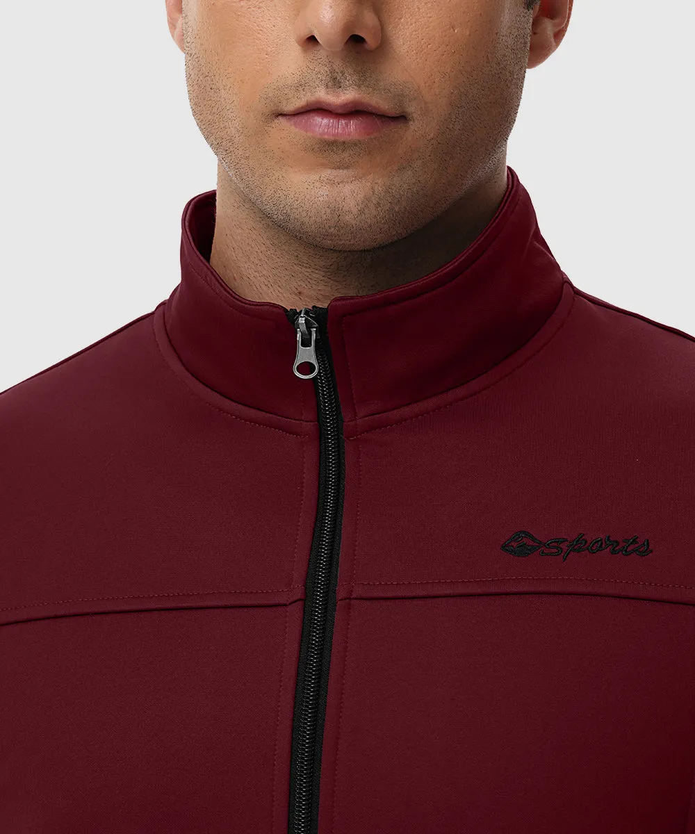 Men's Fleece Athletic Casual Full Zip Suit