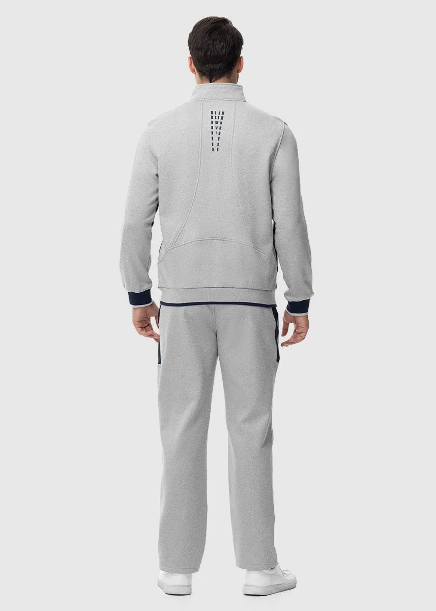 Men's Fleece Athletic Casual Full Zip Suit