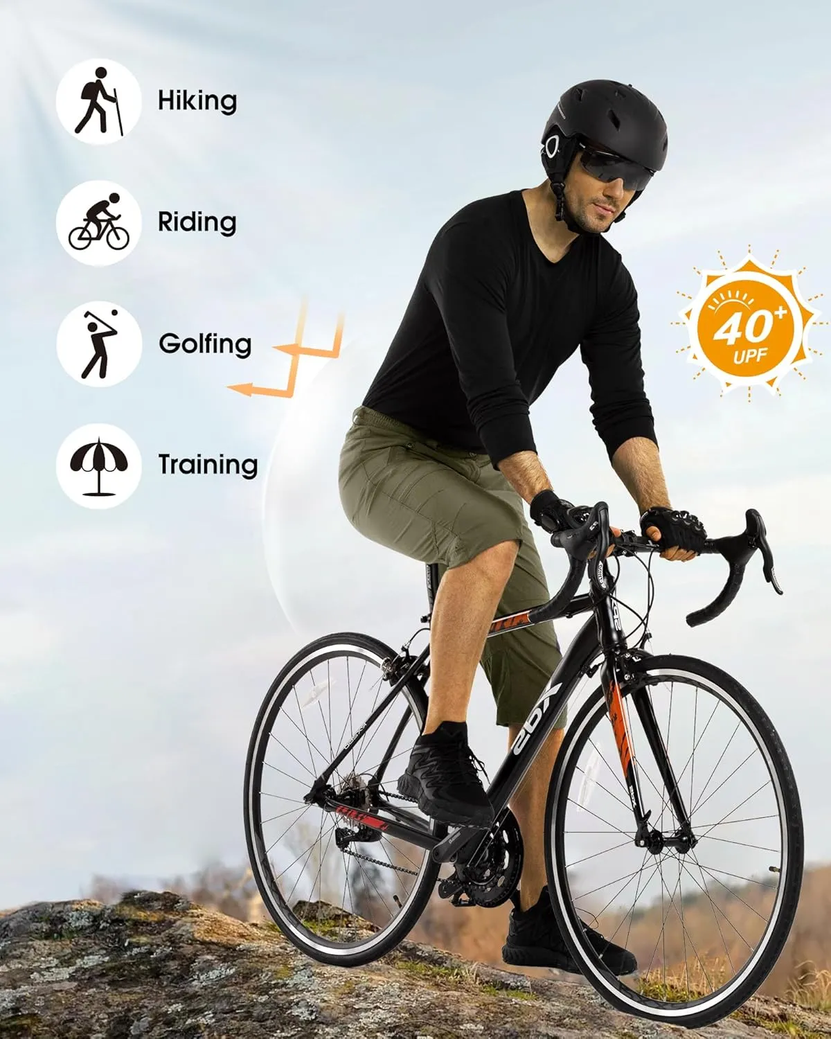 Men's Hiking Golf Capri Pants 3/4 Cargo Quick Dry Lightweight Stretch Below Knee Shorts Pants Travel Casual