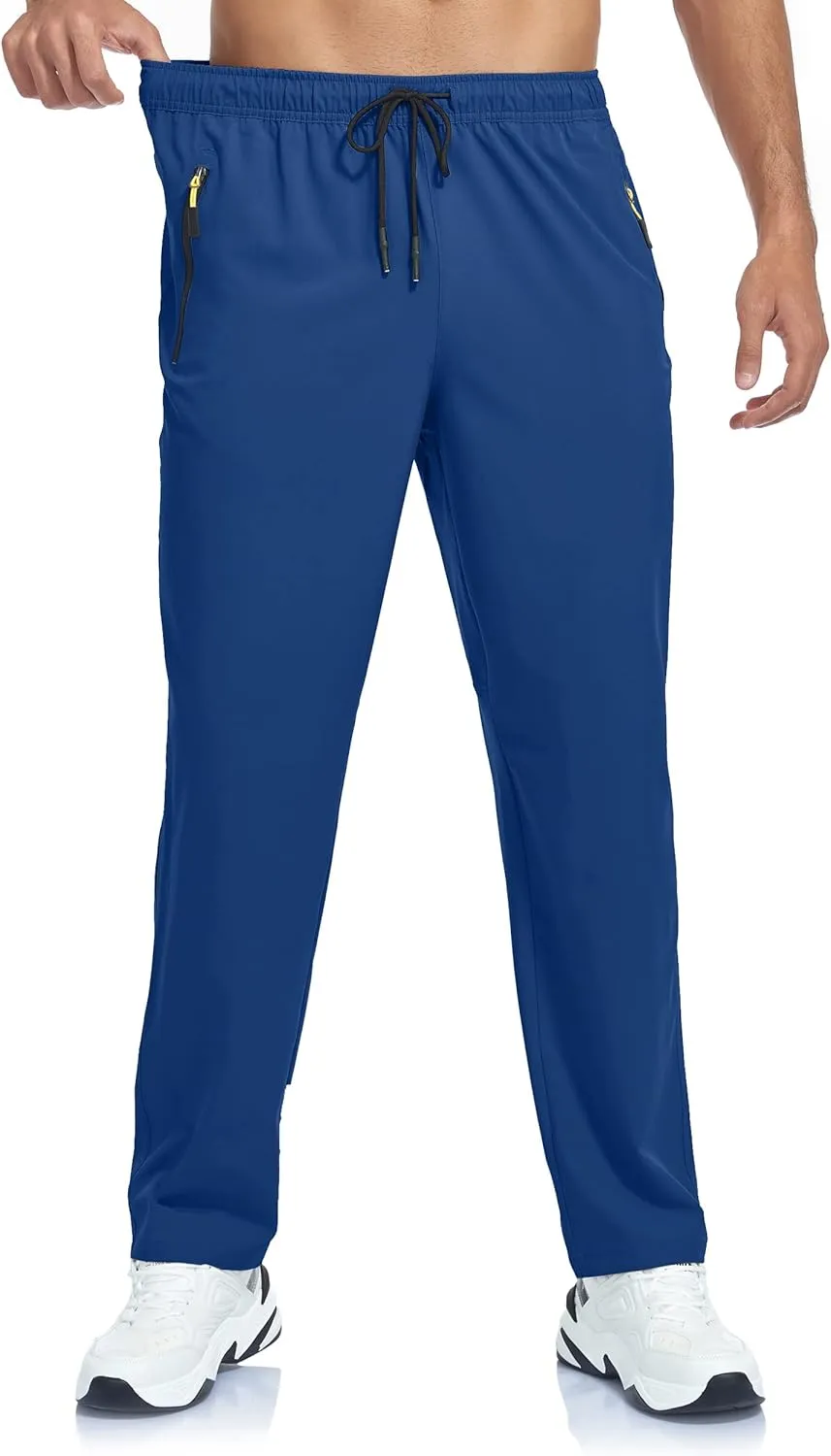 Men's Lightweight Hiking Pants Breathable Quick Dry Fit Waterproof Camping Fishing Running Athletic Active Jogger Pant