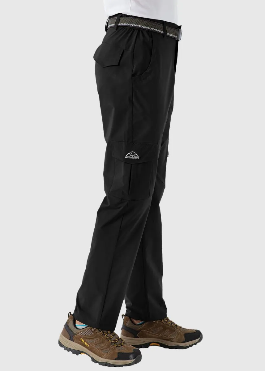 Men's Lightweight Stretch Water Resistant Cargo Pants