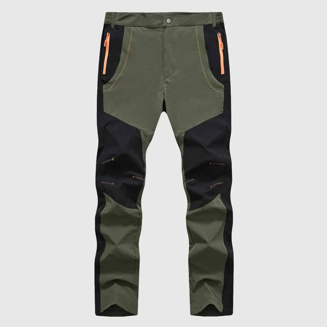 Men's Lightweight Waterproof Hiking Work Cargo Pants