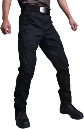 Men's Military Cargo Tactical Pants 2025 Ripstop Stretch Relaxed Fit Trousers Outdoor Hiking Pants with Multi Pockets
