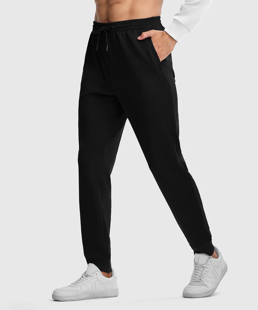Men's Pullover and Rib Knit Cuff Pants Sweatsuit
