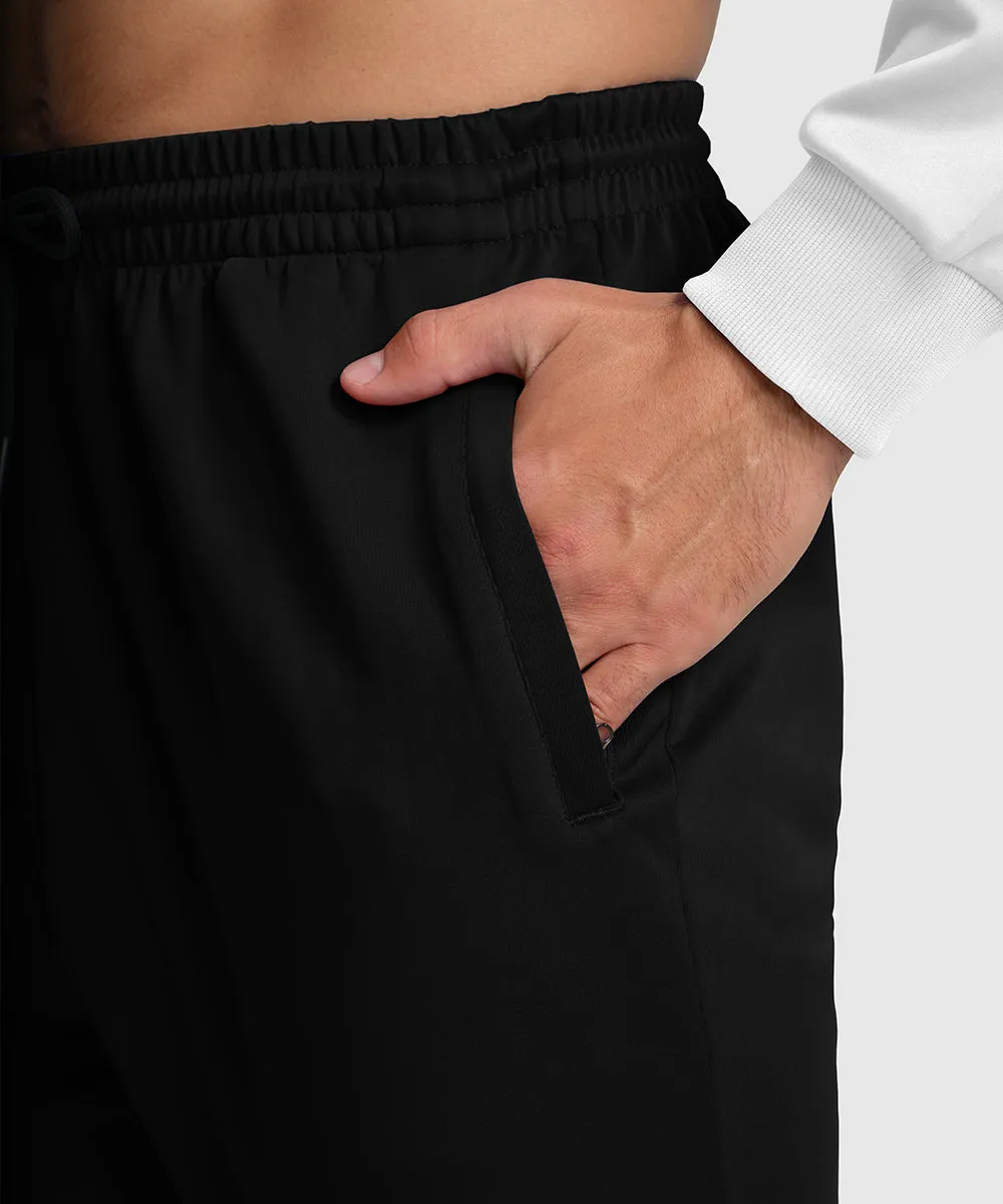 Men's Pullover and Rib Knit Cuff Pants Sweatsuit