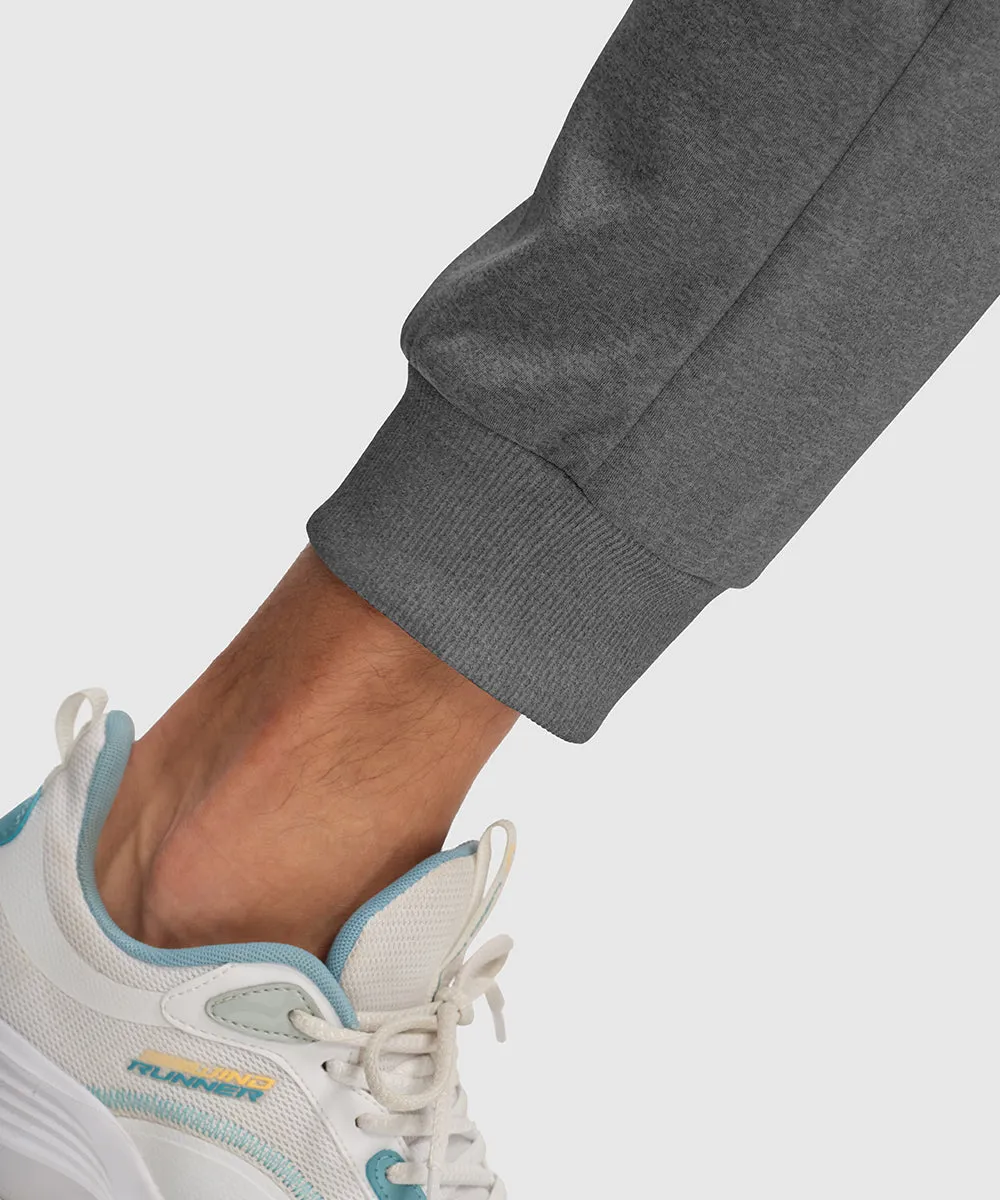 Men's Pullover and Rib Knit Cuff Pants Sweatsuit