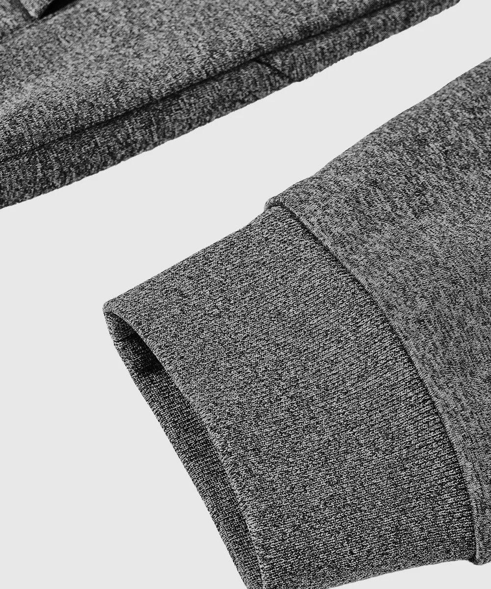Men's Pullover and Rib Knit Cuff Pants Sweatsuit