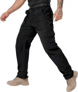 NATUVENIX Tactical Pants for Men Stretch, Ripstop Mens Work Pants Lightweight Hiking Cargo Pants Men Water Resistant