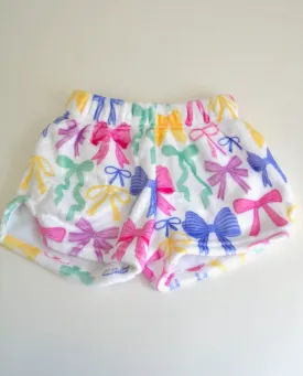 Pretty Bows Plush Shorts