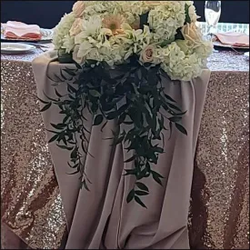 Rectangular Sequin Tablecloth