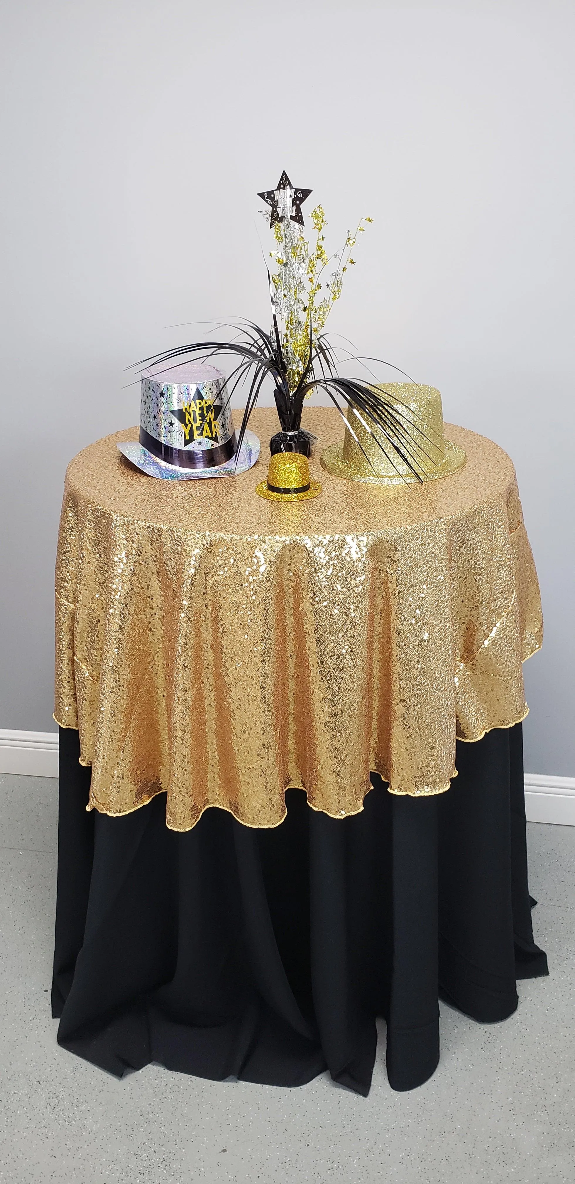 Round Sequin Tablecloth