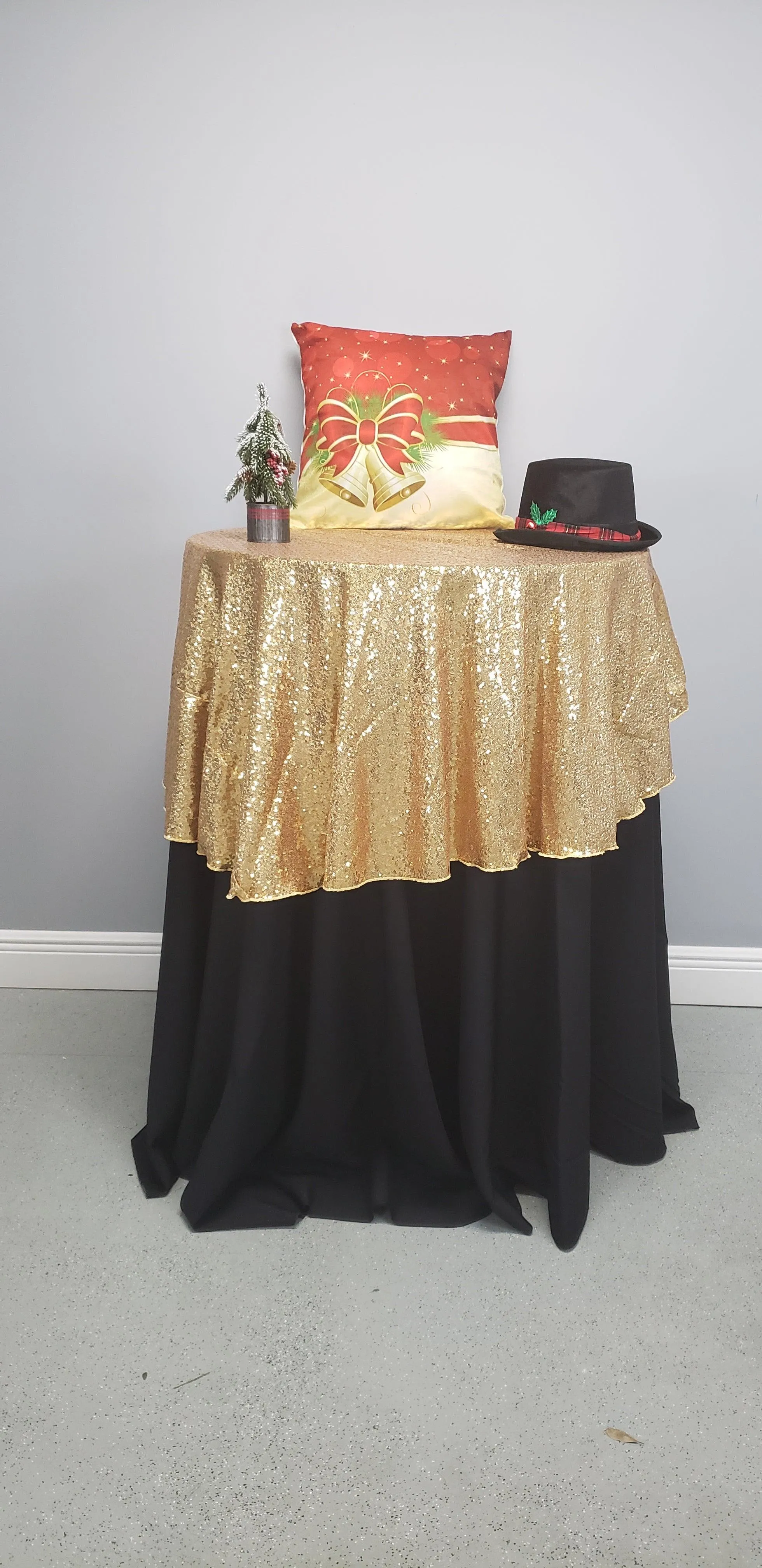 Round Sequin Tablecloth