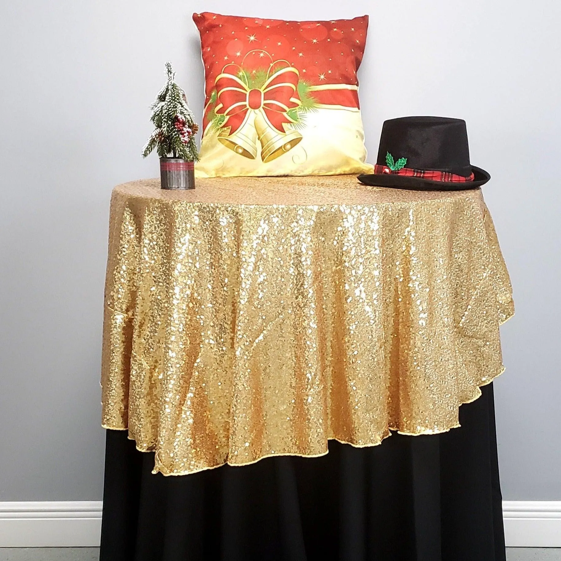 Round Sequin Tablecloth