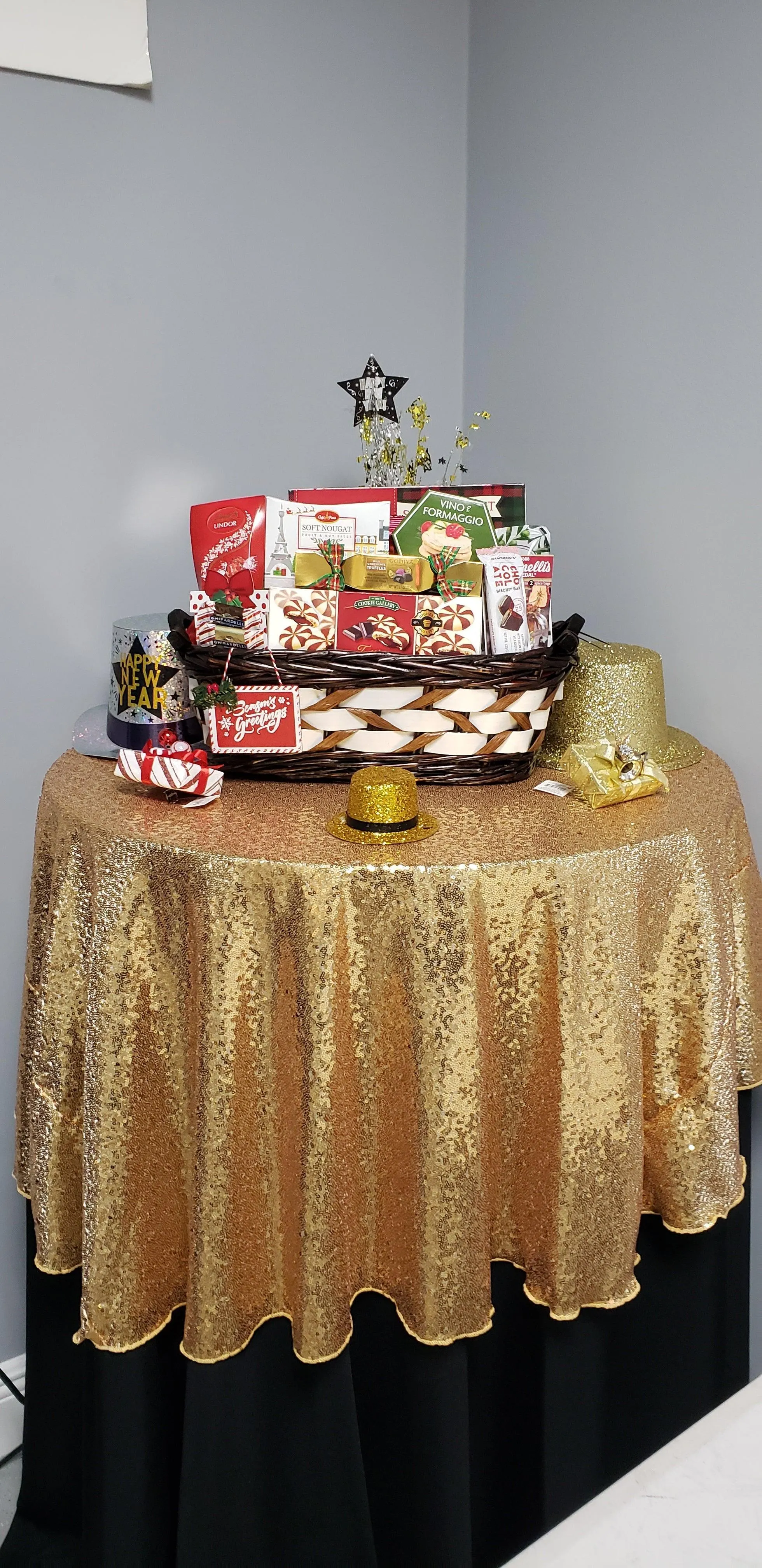 Round Sequin Tablecloth