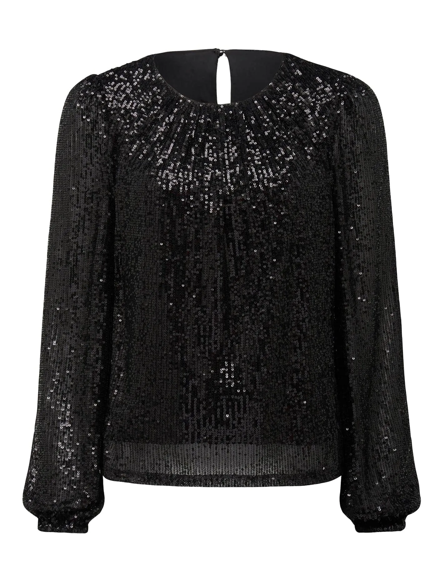 Selena Sequin Blouson Sleeve Top