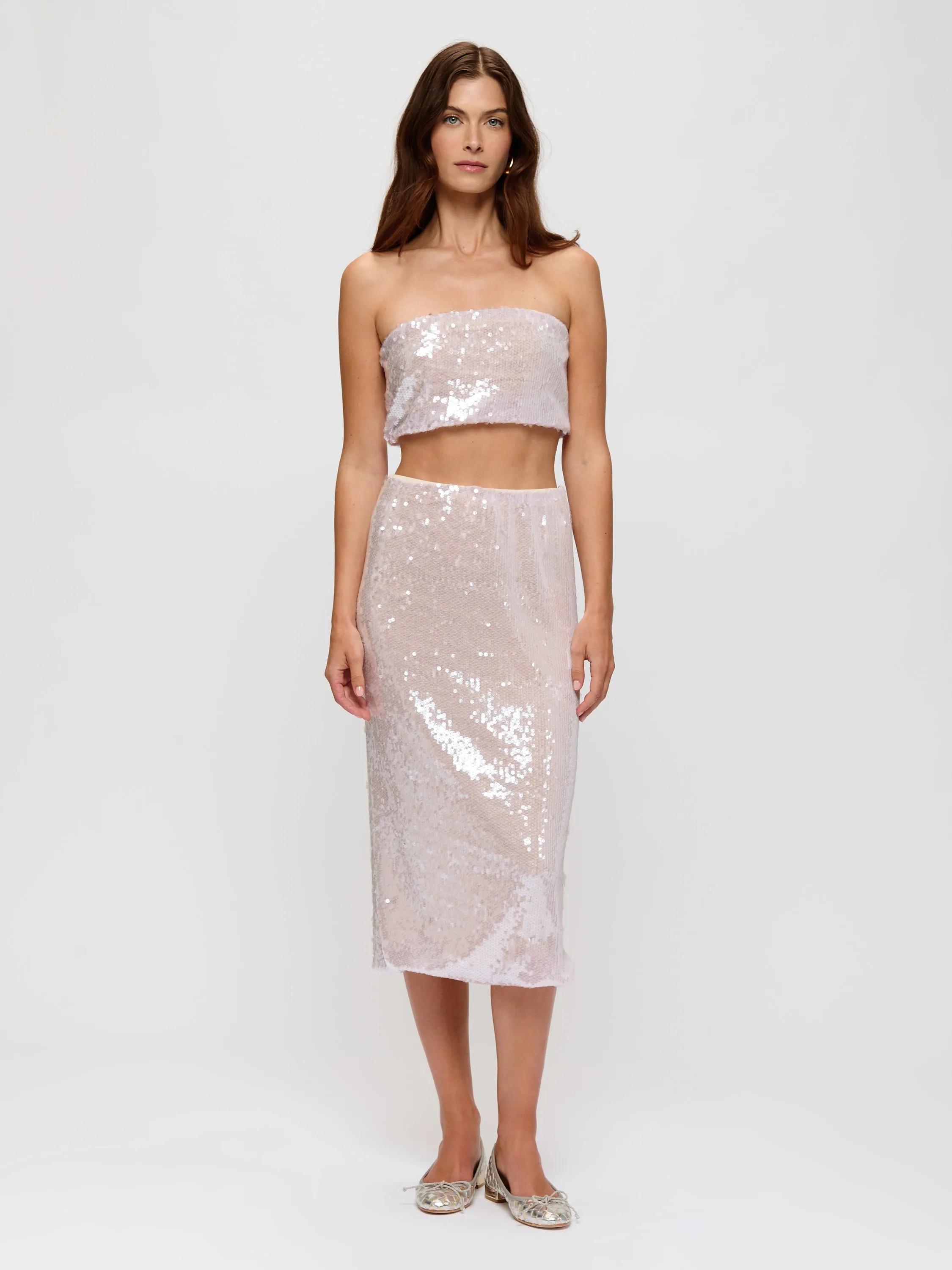 Sequin Tube Top