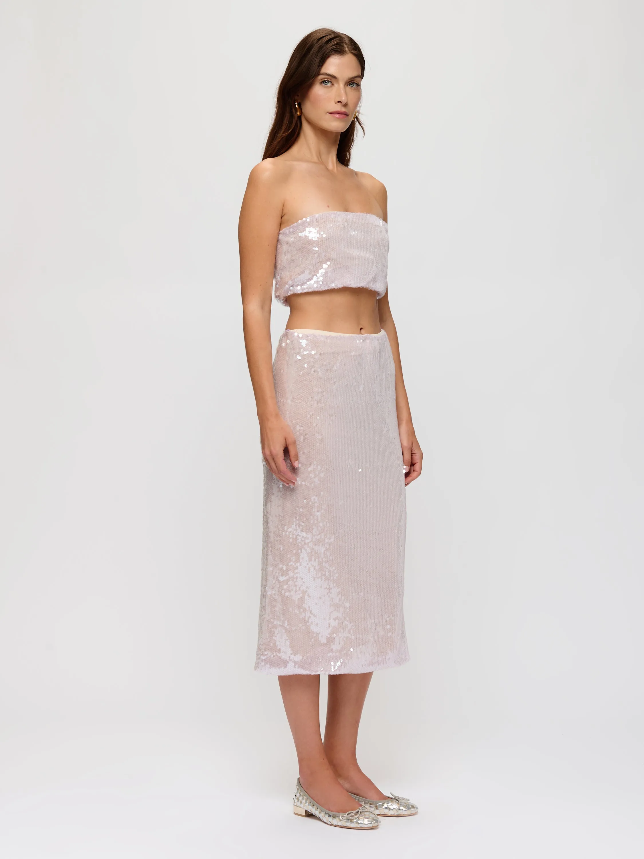 Sequin Tube Top