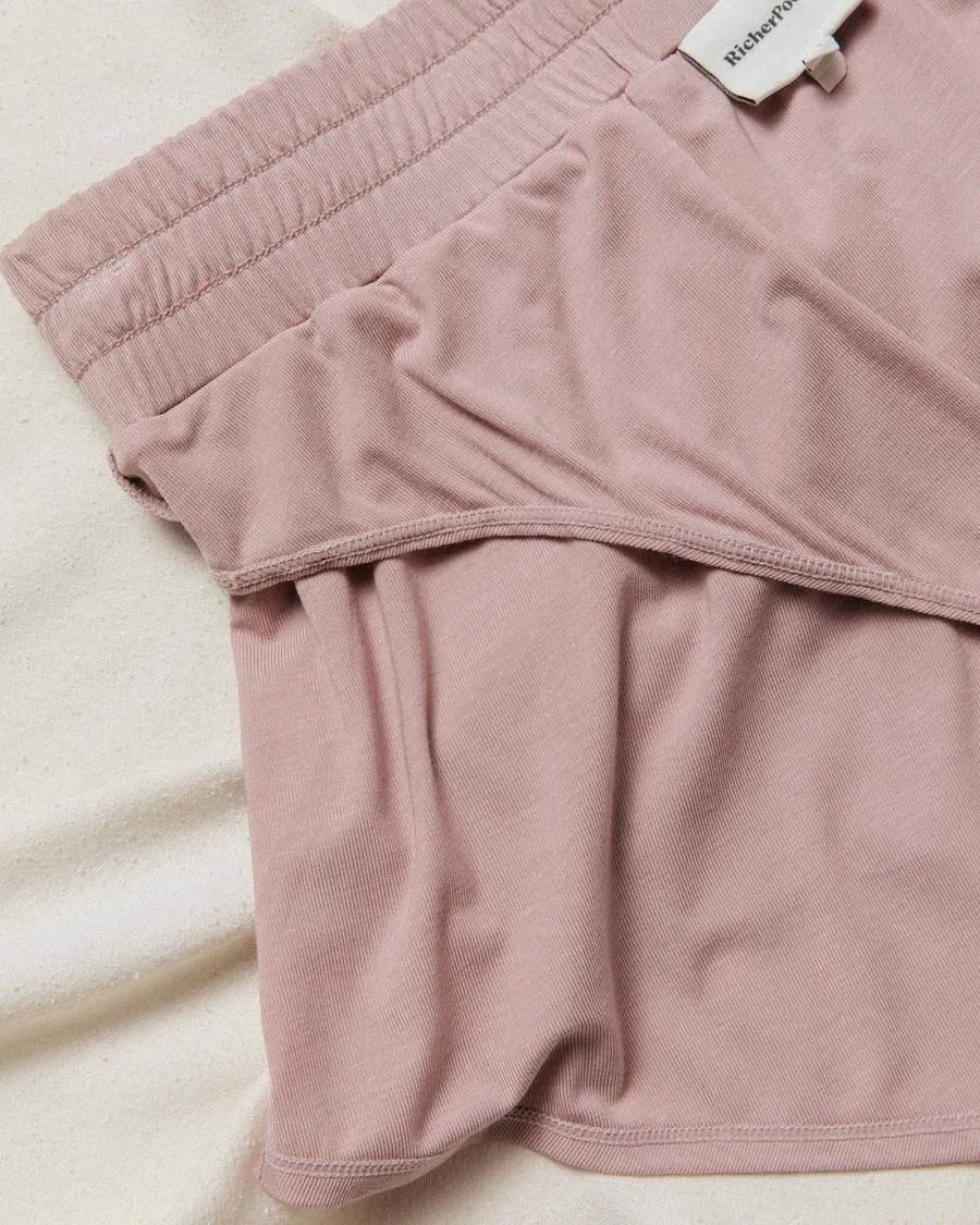 Sleep Short (Soft Mauve)