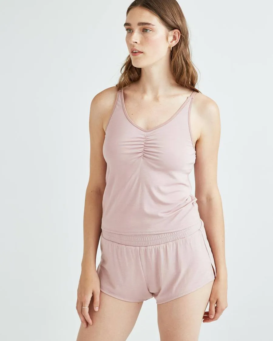 Sleep Short (Soft Mauve)