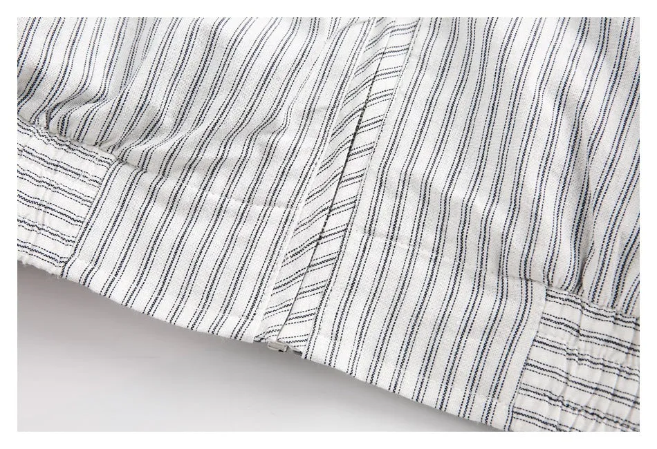 Striped Lightweight Windbreaker Jacket