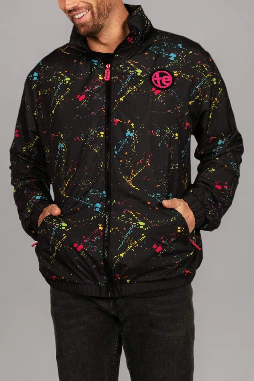 Tipsy Elves Windbreaker Jackets - Retro 80s & 90's Hooded Windbreaker Jacket