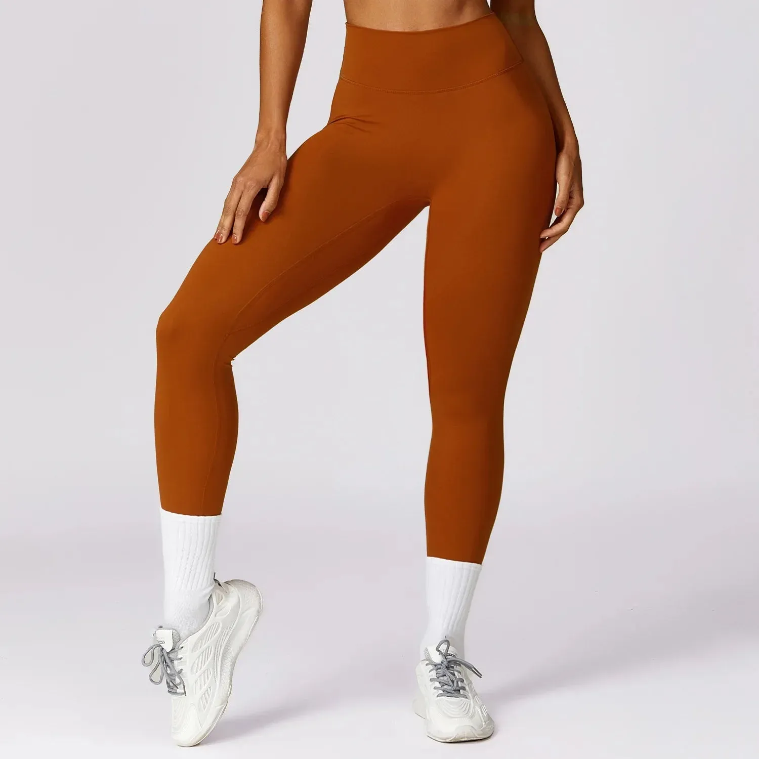 Waist Training Tight Women's Supportive Compressive Fitness Attire Sports Leggings
