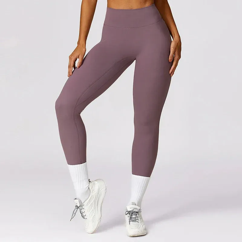 Waist Training Tight Women's Supportive Compressive Fitness Attire Sports Leggings