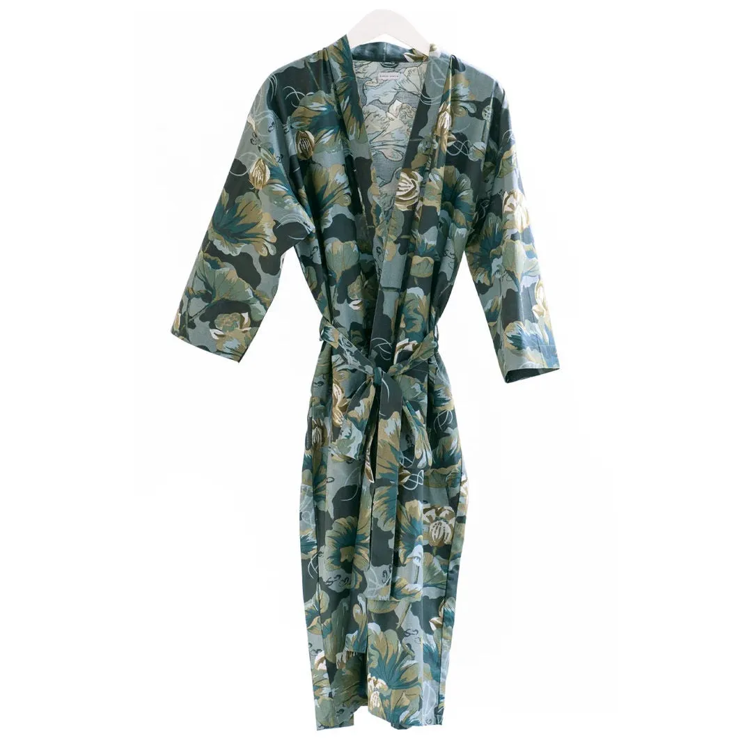 Waterlily Housecoat | Ocean