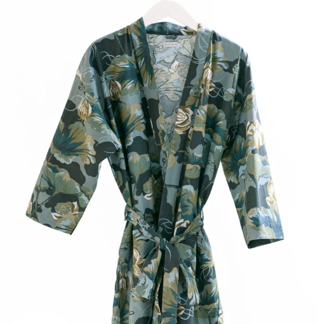 Waterlily Housecoat | Ocean