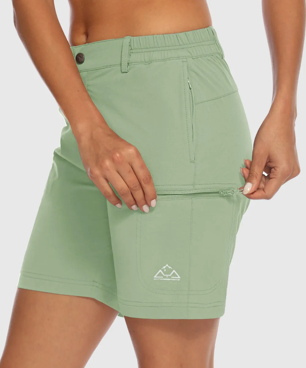 Women's Quick Dry Lightweight Stretchy Cargo Shorts