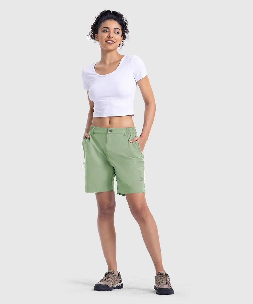 Women's Quick Dry Lightweight Stretchy Cargo Shorts