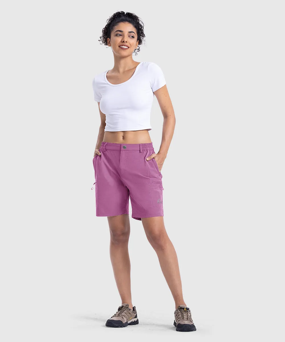 Women's Quick Dry Lightweight Stretchy Cargo Shorts
