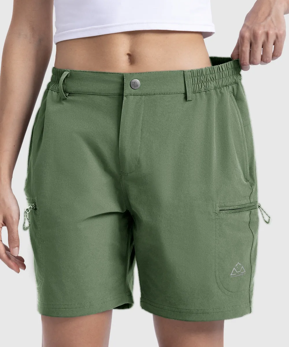 Women's Quick Dry Lightweight Stretchy Cargo Shorts