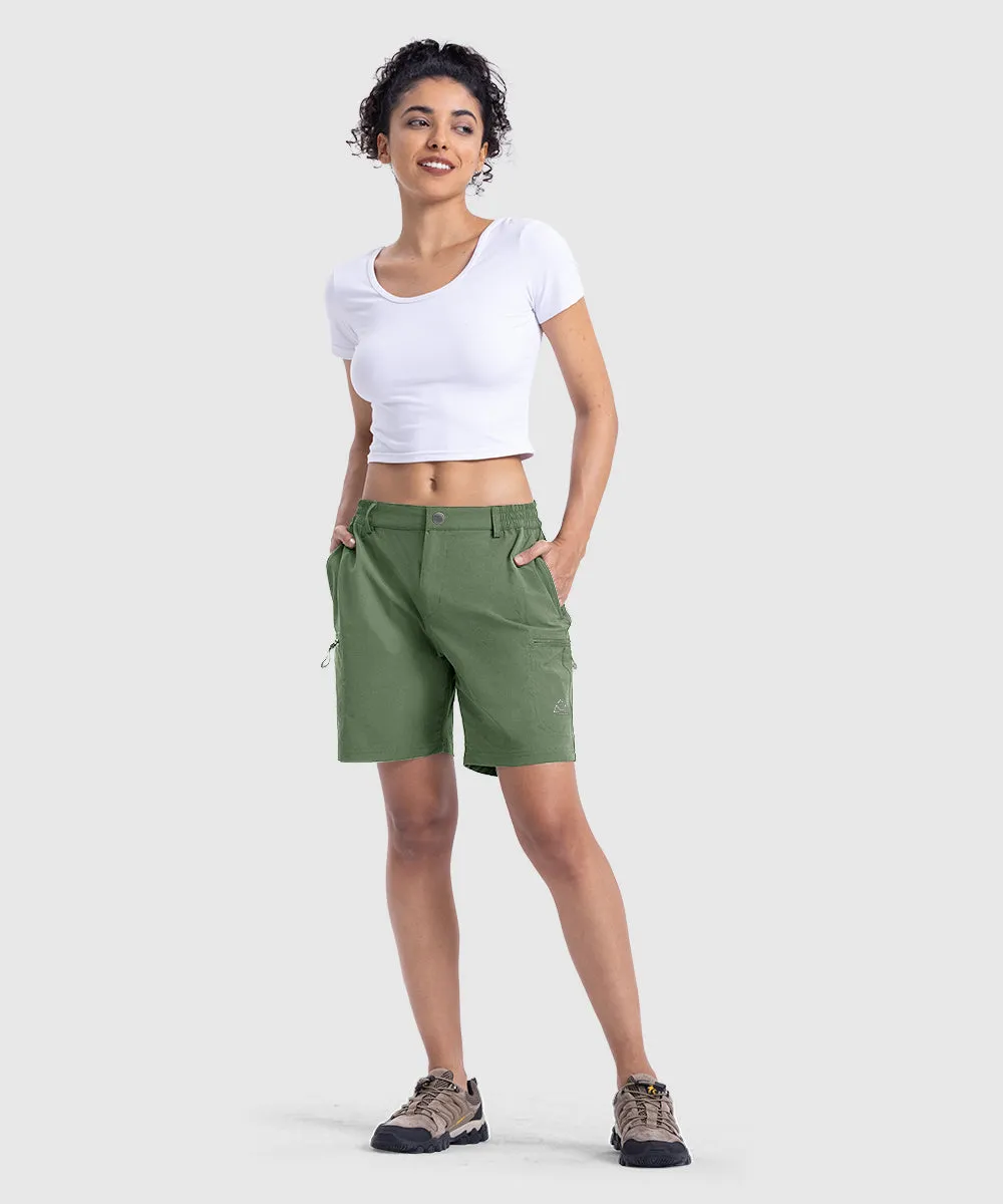 Women's Quick Dry Lightweight Stretchy Cargo Shorts