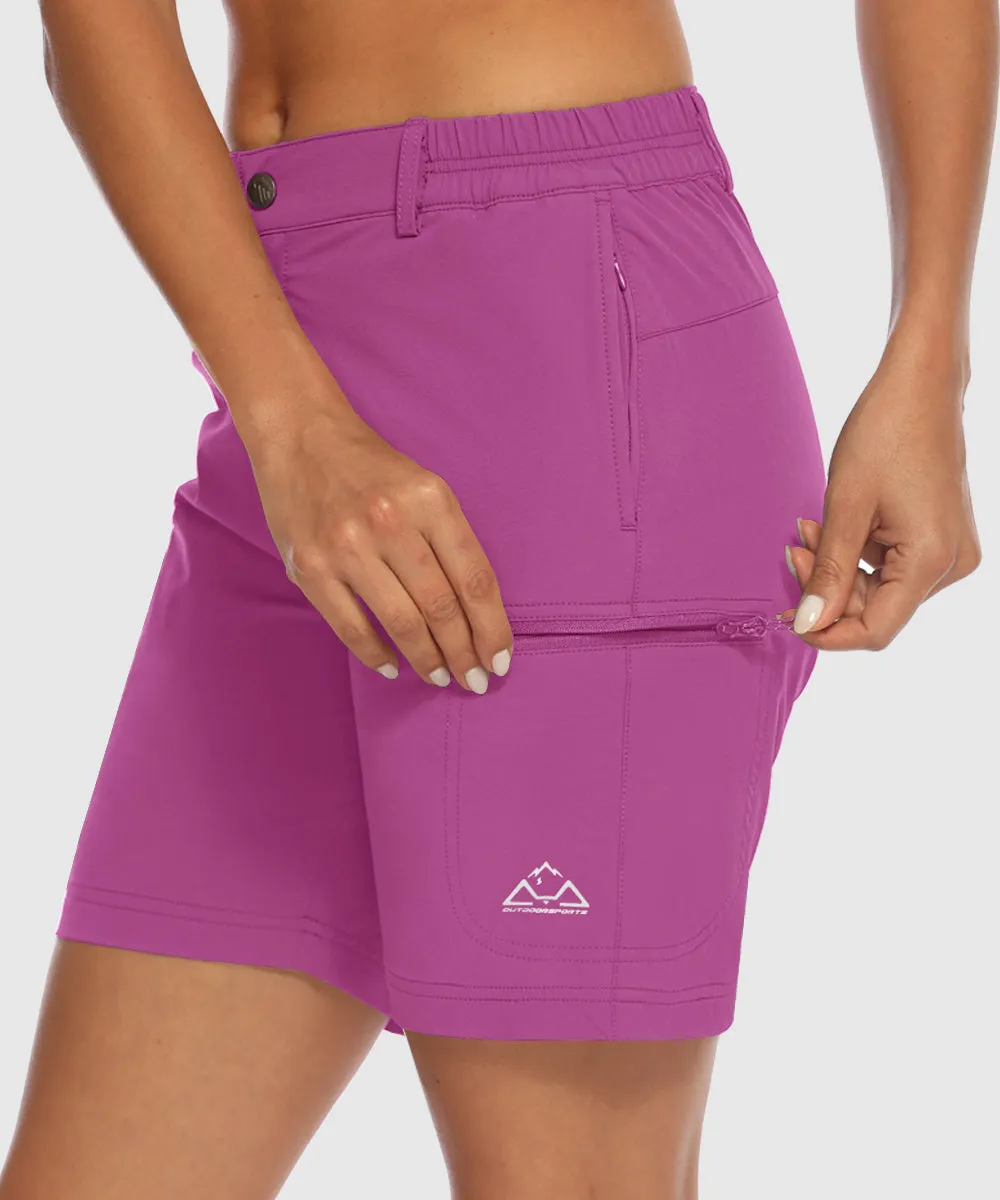 Women's Quick Dry Lightweight Stretchy Cargo Shorts
