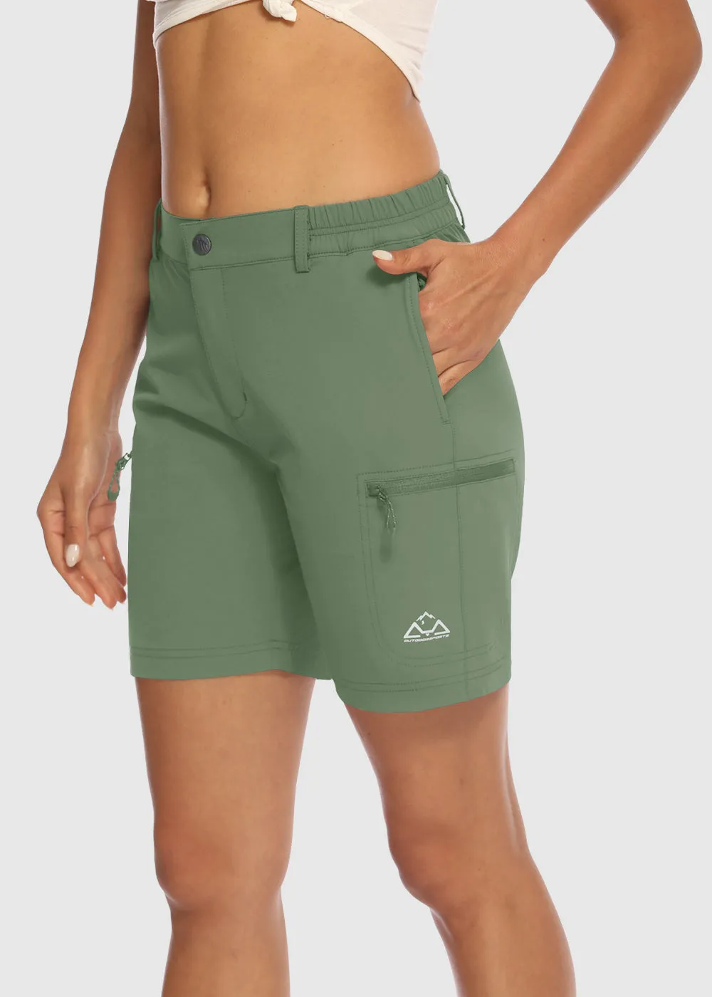 Women's Quick Dry Lightweight Stretchy Cargo Shorts