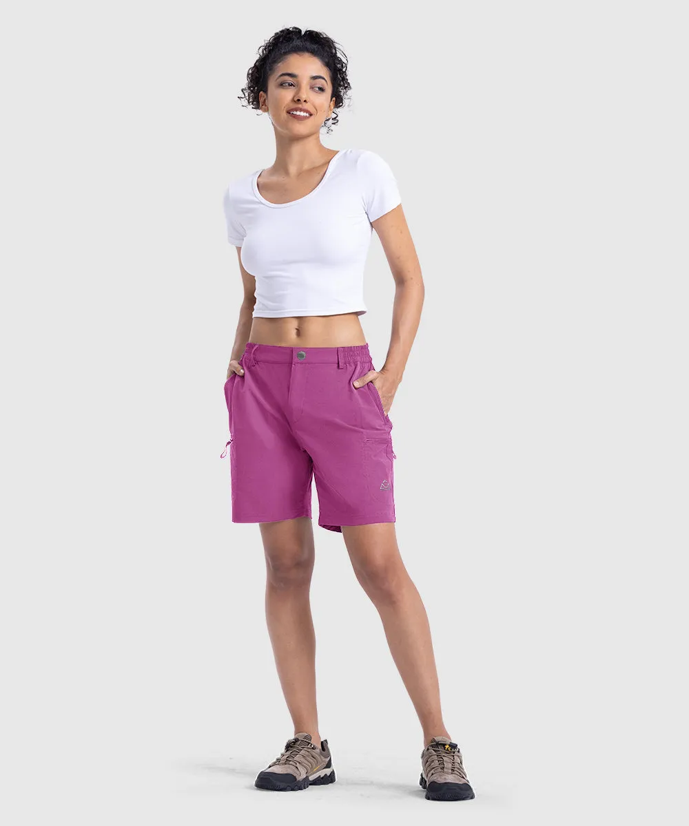 Women's Quick Dry Lightweight Stretchy Cargo Shorts